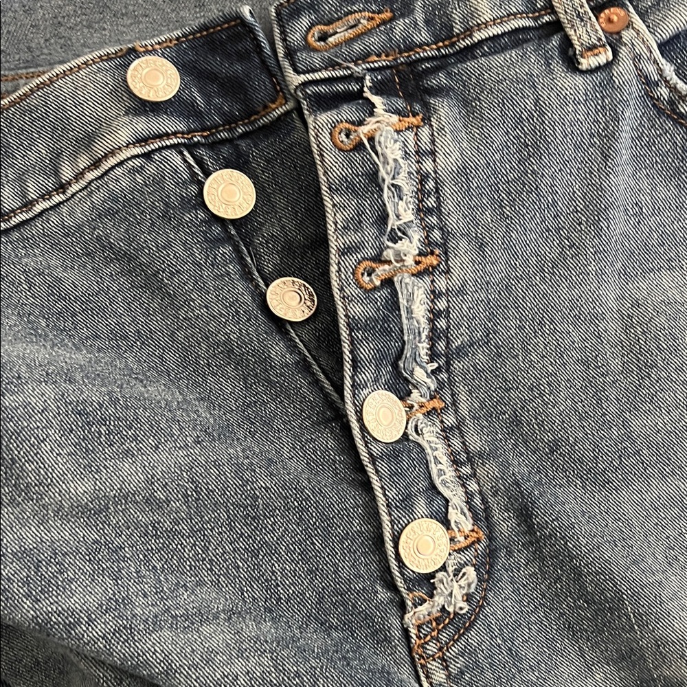 Express High Rise Indigo Jeans - Picture 4 of 11
